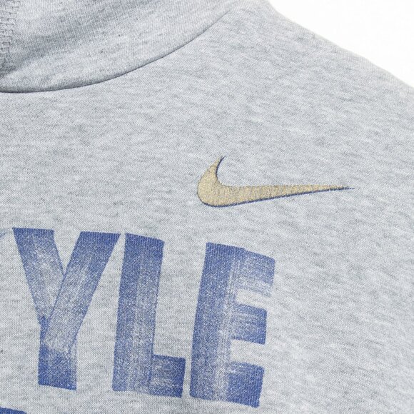 KC Royals Hoodie Mens Large Gray 2015 World Series Champions Nike Pullover - Picture 3 of 8